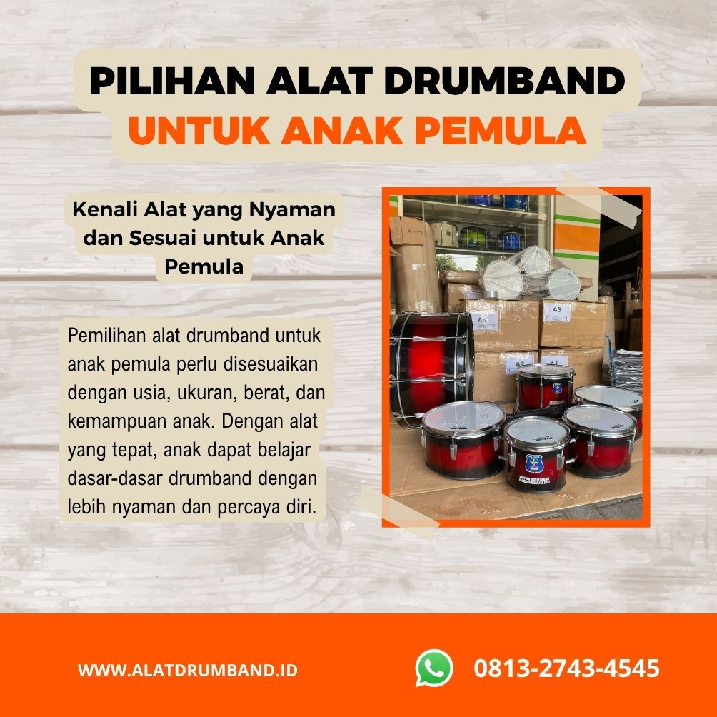 Alat Drumband untuk Anak yang Sesuai untuk Pemula