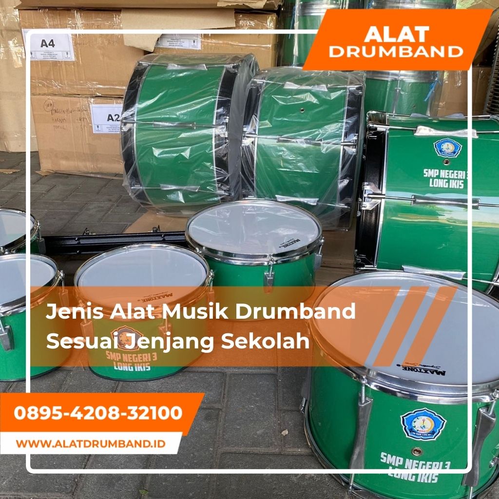 Alat Musik Drumband Apa Saja untuk TK, SD, SMP, dan SMA?