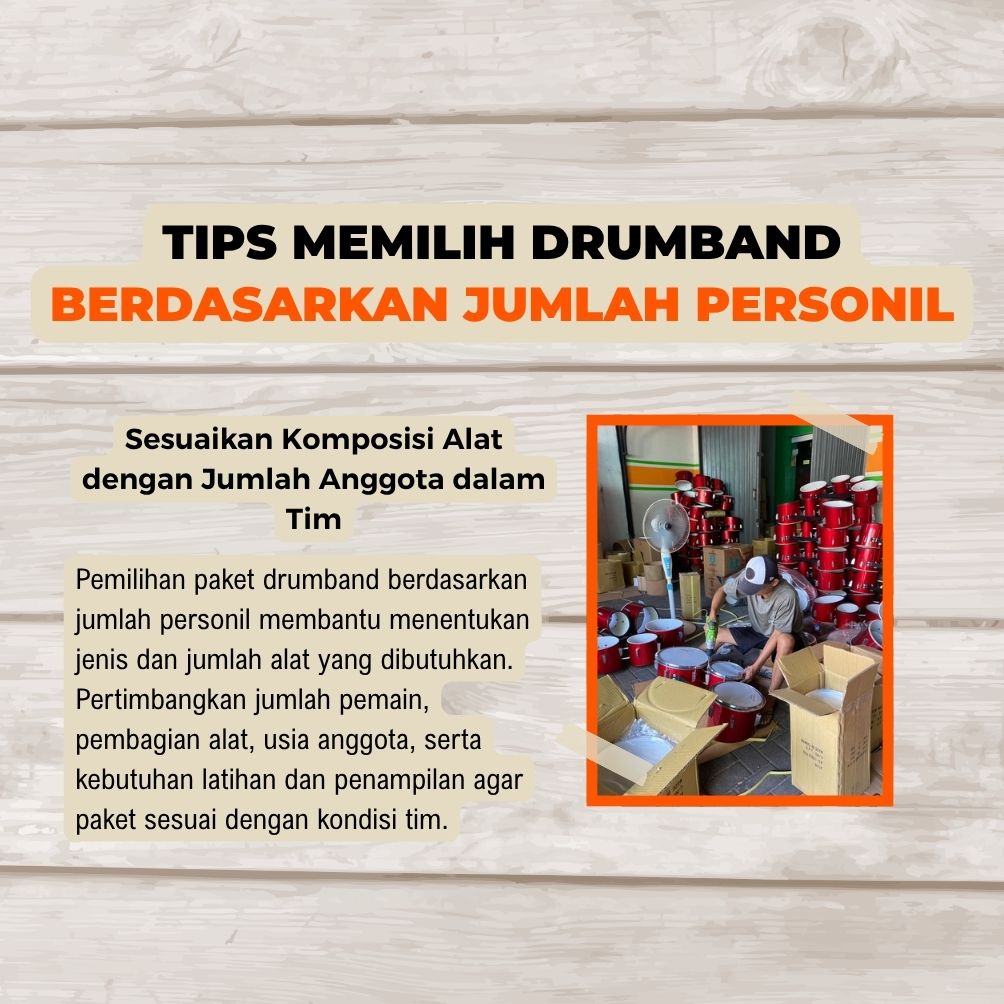 Cara Menentukan Paket Drumband Sesuai Jumlah Pemain