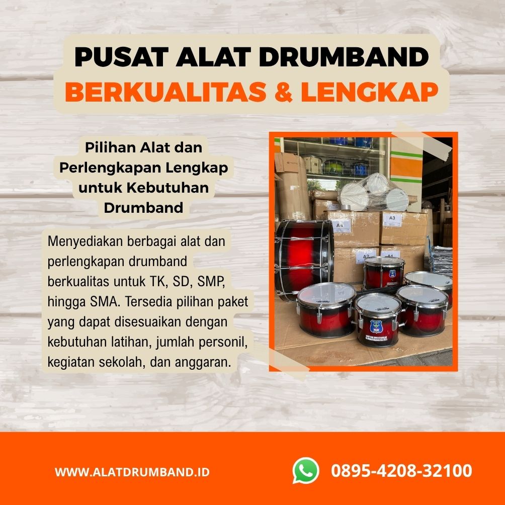 Jual Alat Drumband Berkualitas dengan Pilihan Lengkap