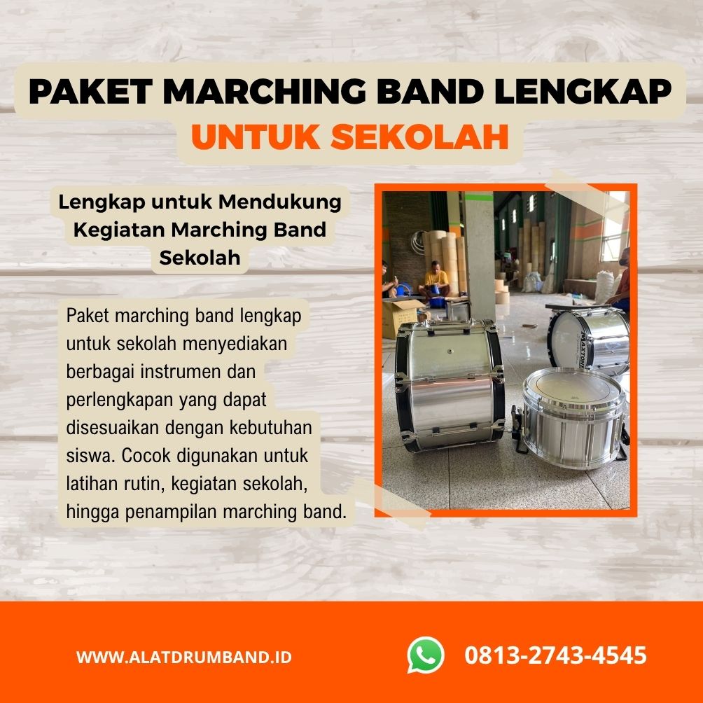 Paket Alat Marching Band untuk Sekolah