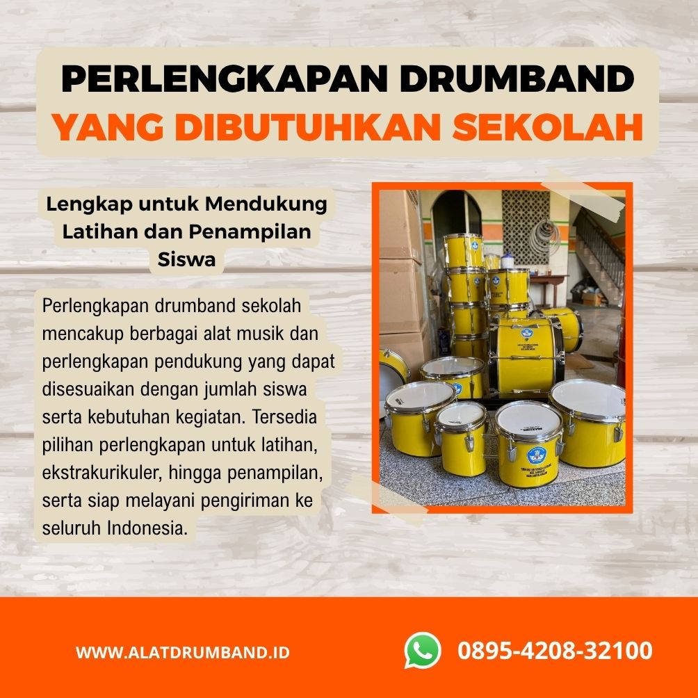 Perlengkapan Drumband Sekolah yang Wajib Dimiliki