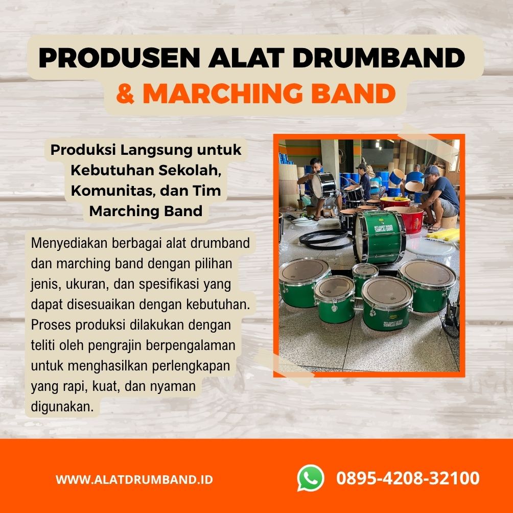 Produsen Alat Drumband dan Marching Band Berkualitas